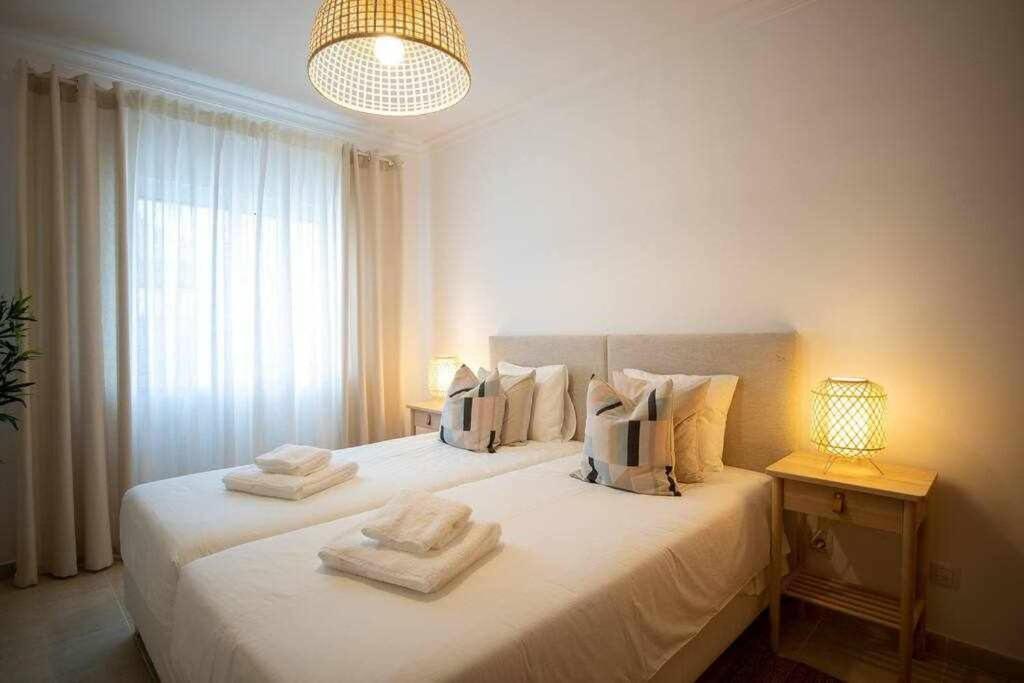 Modern 3Br Apt W/ Lg Terrace, Bbq, Ac & Parking Tavira Luaran gambar