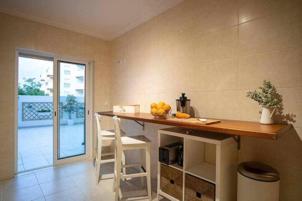 Modern 3Br Apt W/ Lg Terrace, Bbq, Ac & Parking Tavira Luaran gambar